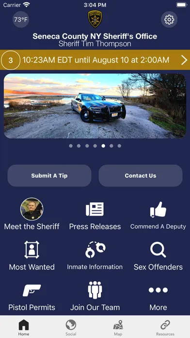 Tangkapan skrin Seneca County Sheriff's Office