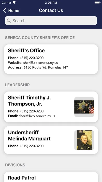 Tangkapan skrin Seneca County Sheriff's Office