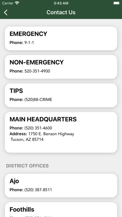 Pima County Sheriff's Dept স্ক্রিনশট