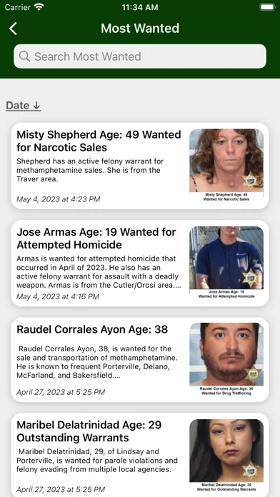 Tulare County Sheriff Screenshots