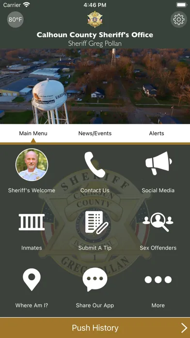 Capturas de pantalla de Calhoun County Sheriff MS