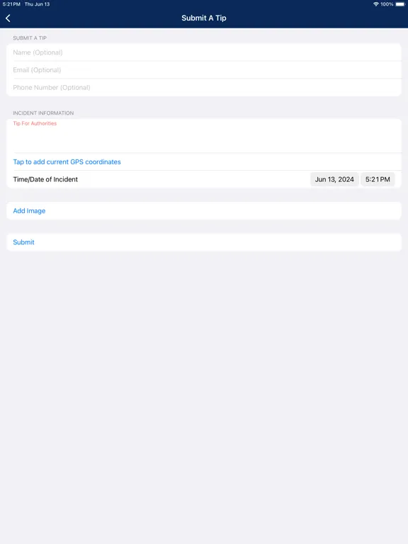 Ảnh chụp màn hình của HARDIN COUNTY TX SHERIFF iPad 