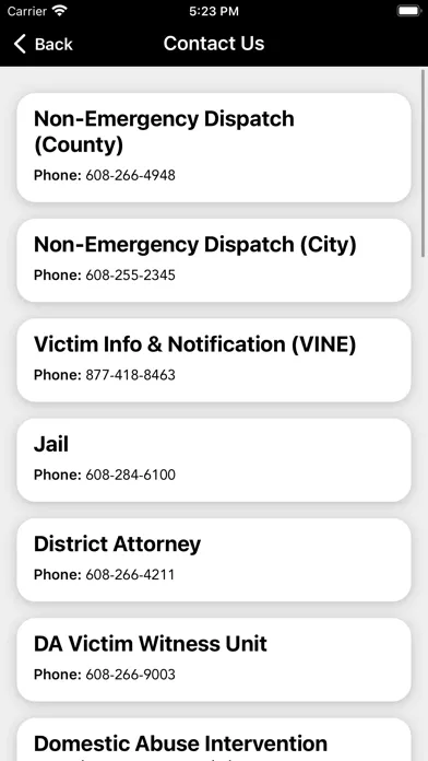 Dane County Sheriff's Office 스크린샷
