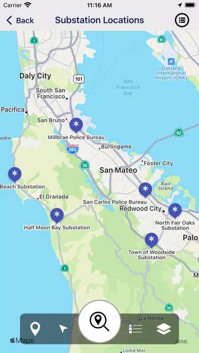 ภาพหน้าจอของ San Mateo County Sheriff CA
