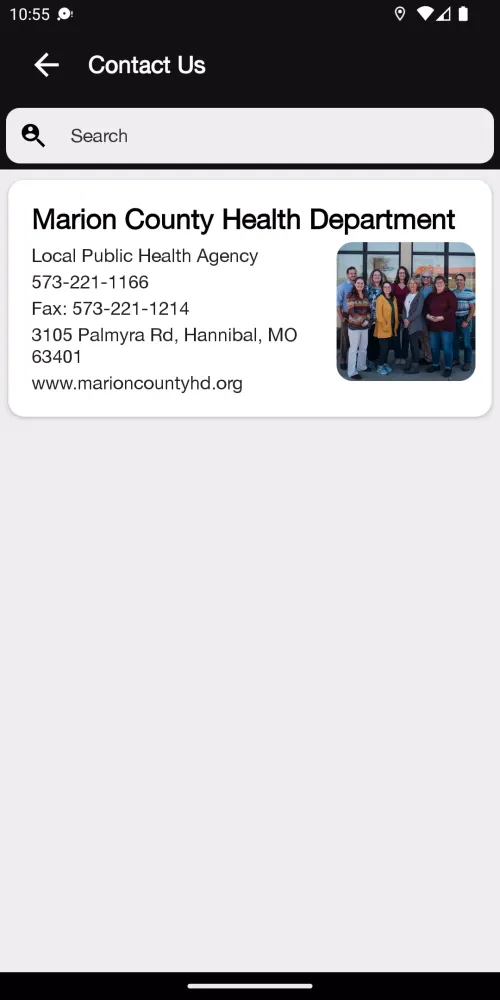 Marion County Health Dept (MO) 스크린샷
