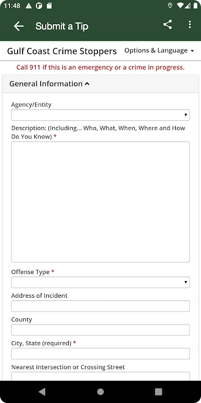 Capturas de pantalla de Escambia County Sheriff FL