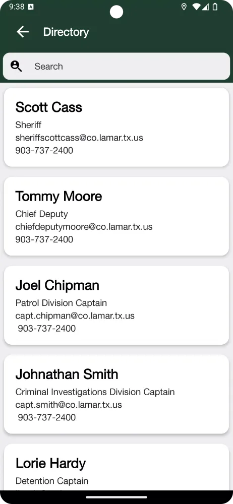 Скриншоты Lamar County Sheriff TX