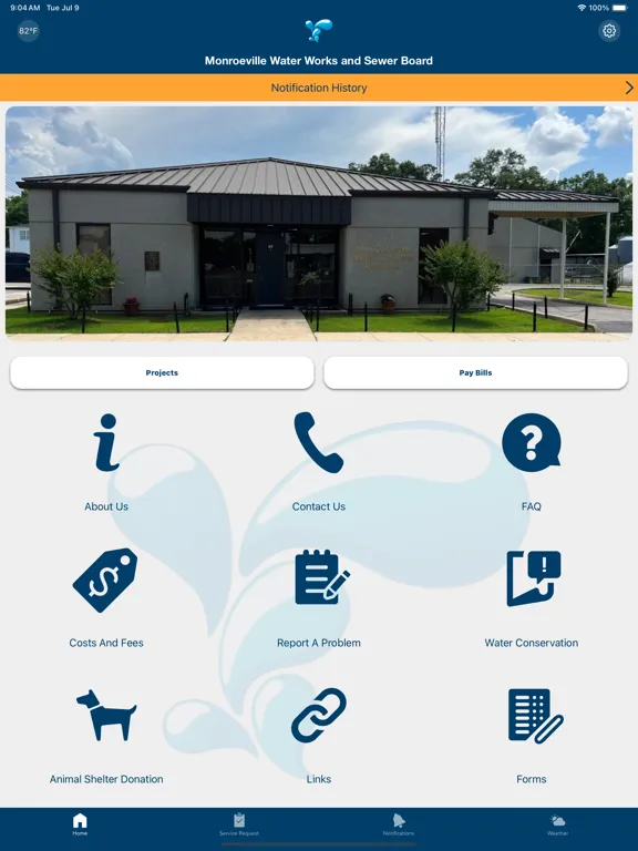 Monroeville Water and Sewer AL iPad  سکرین شاٹس