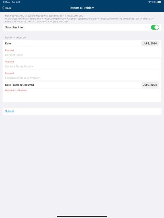 Monroeville Water and Sewer AL iPad  سکرین شاٹس