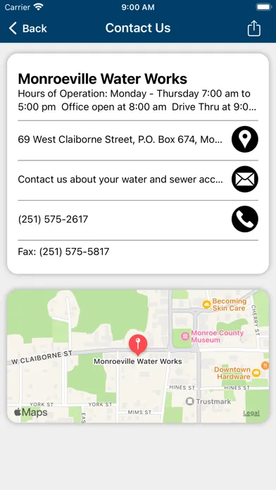 Monroeville Water and Sewer AL سکرین شاٹس