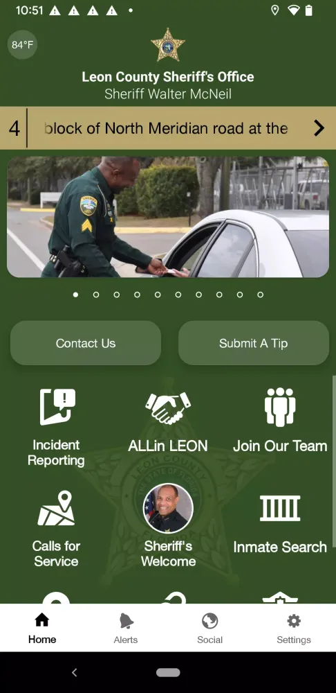 Captures d'écran de Leon County Sheriff’s Office