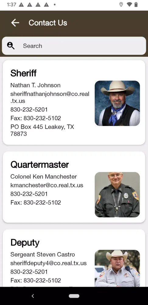 Zrzuty ekranu Real County Sheriff (TX)
