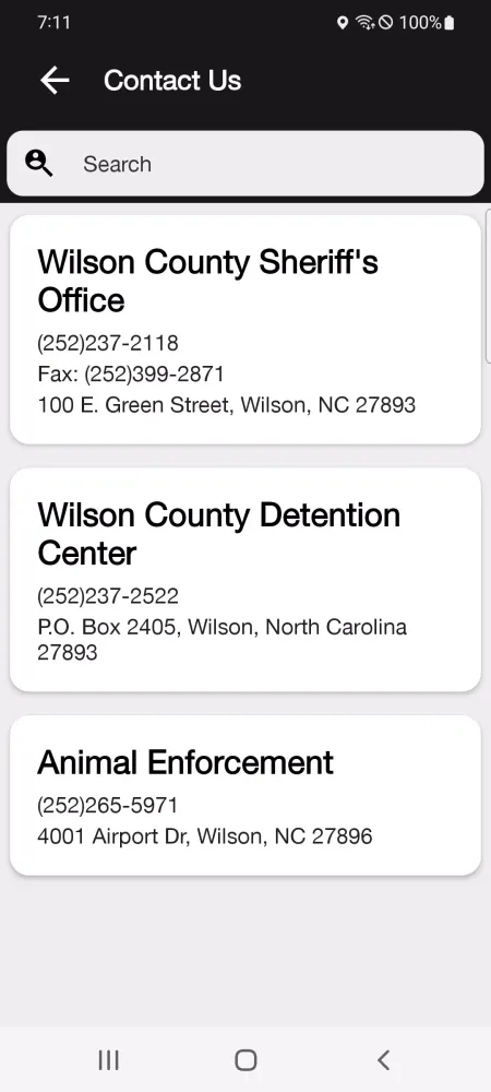 Wilson County Sheriff NC Screenshots