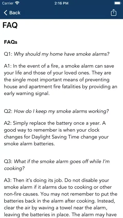 Tangkapan skrin Nixa Fire District App