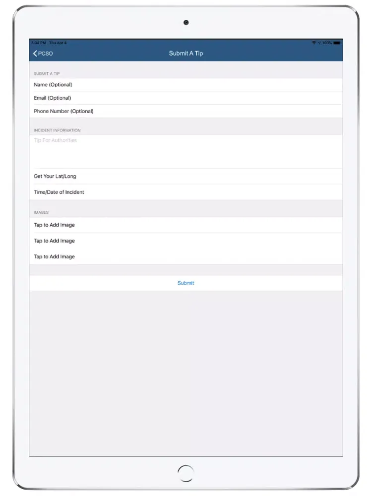 Screenshot di Putnam County Sheriff NY iPad