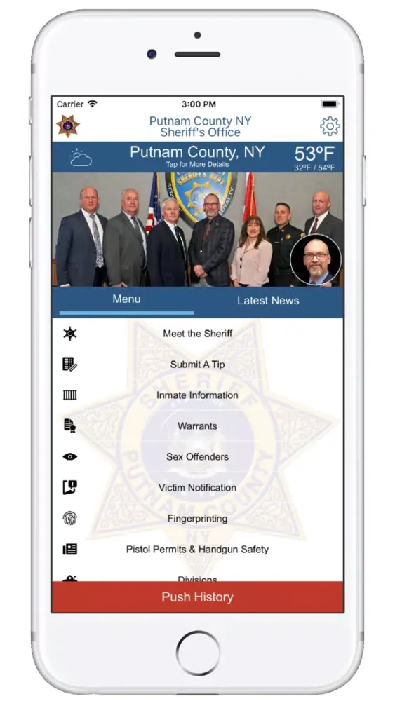 Screenshot di Putnam County Sheriff NY