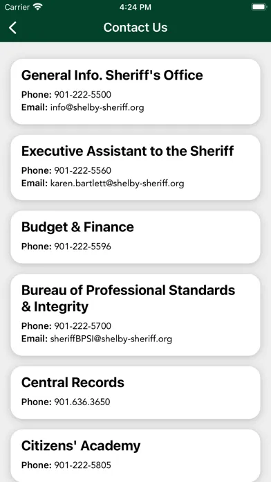 Shelby County Sheriff (TN) स्क्रीनशॉट
