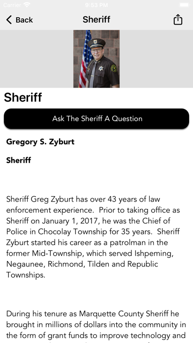 Capturas de pantalla de Marquette County Sheriff