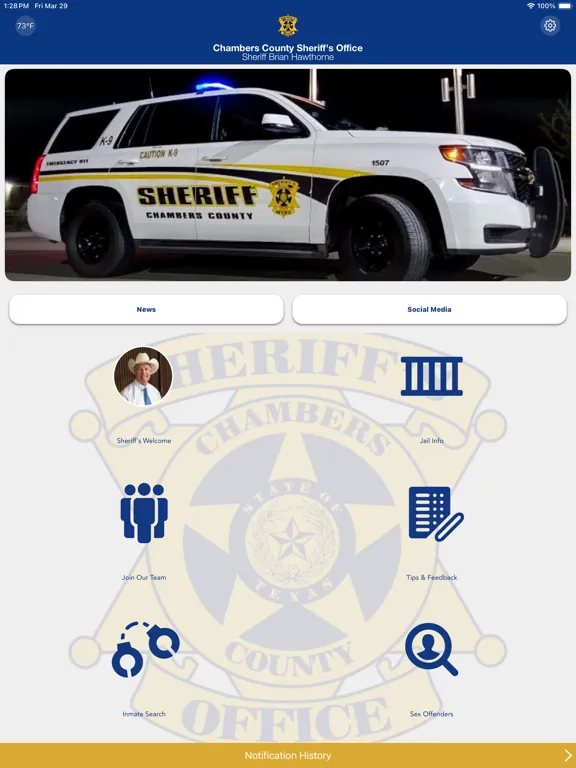 Captures d'écran de Chambers County SO (TX) iPad