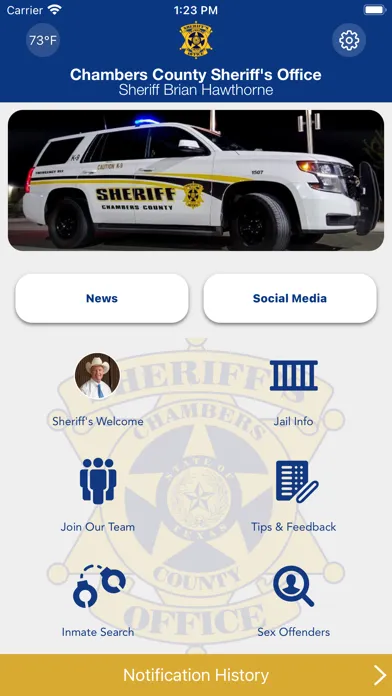 Captures d'écran de Chambers County SO (TX)