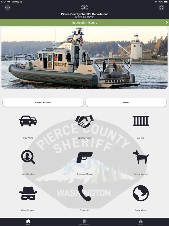 Pierce Co Sheriff’s Office iPad 應用截圖