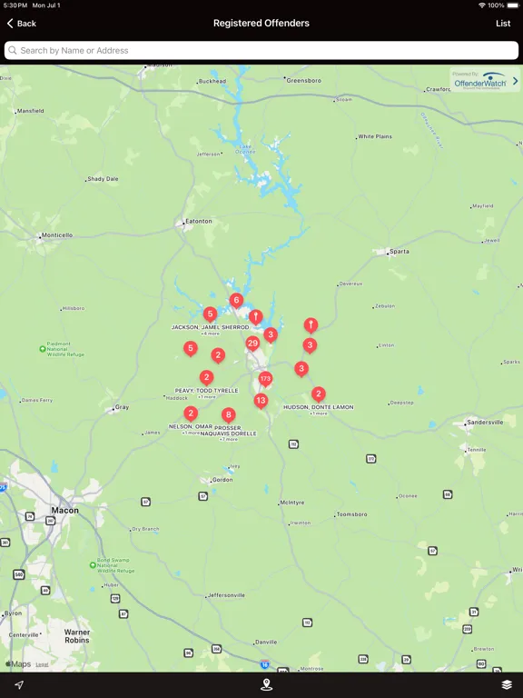 Baldwin Sheriff - GA iPad Screenshots