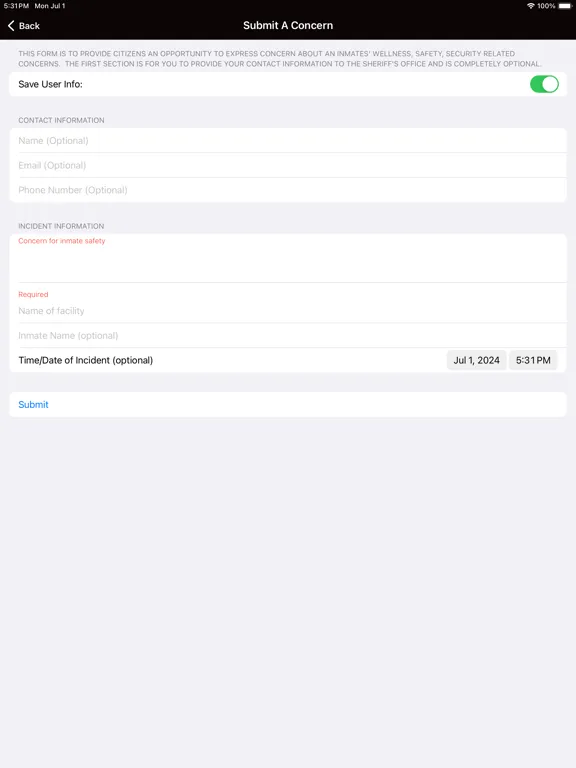 Baldwin Sheriff - GA iPad Screenshots