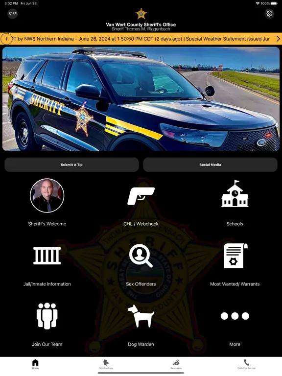 Van Wert County Sheriff OH iPad  স্ক্রিনশট
