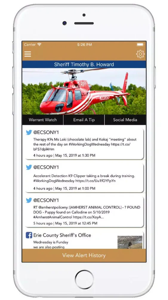 Erie County NY Sheriff Screenshots
