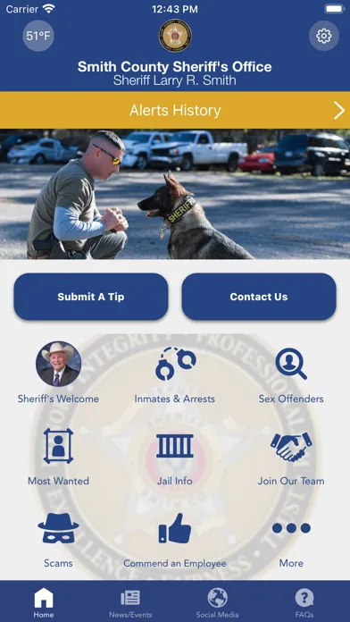 Smith County Sheriff's Office Screenshots