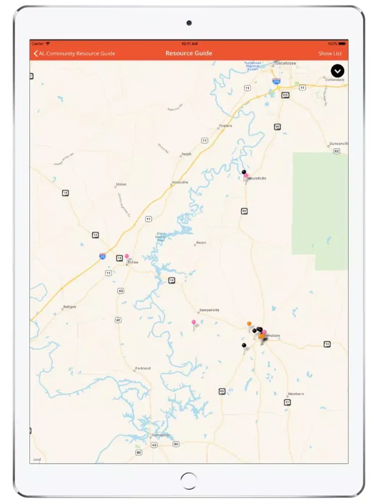 Скриншоты AL Community Resource Guide iPad 