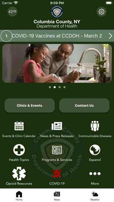 Columbia County NY Health Ekran Görüntüleri