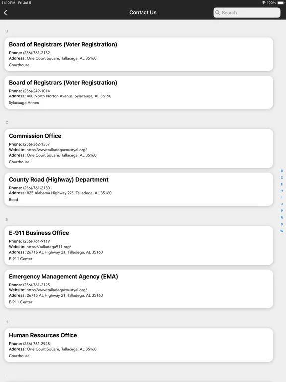 Talladega County AL Sheriff iPad  Ekran Görüntüleri
