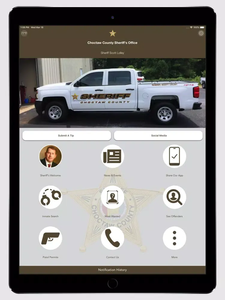 Choctaw County Sheriff AL iPad  স্ক্রিনশট