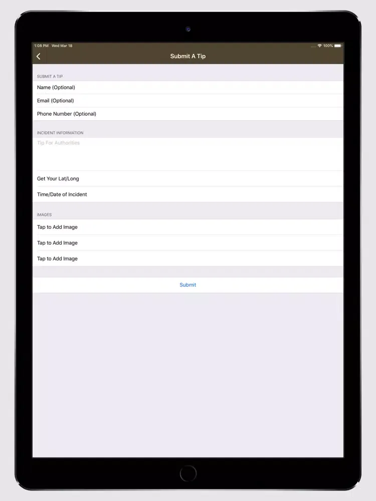 Choctaw County Sheriff AL iPad  স্ক্রিনশট