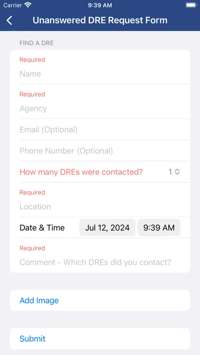 Ảnh chụp màn hình của DRE Callout