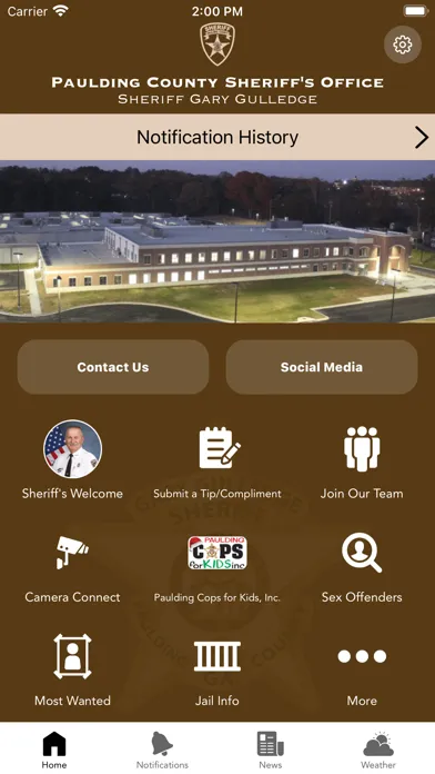 Ảnh chụp màn hình của Paulding County Sheriff GA