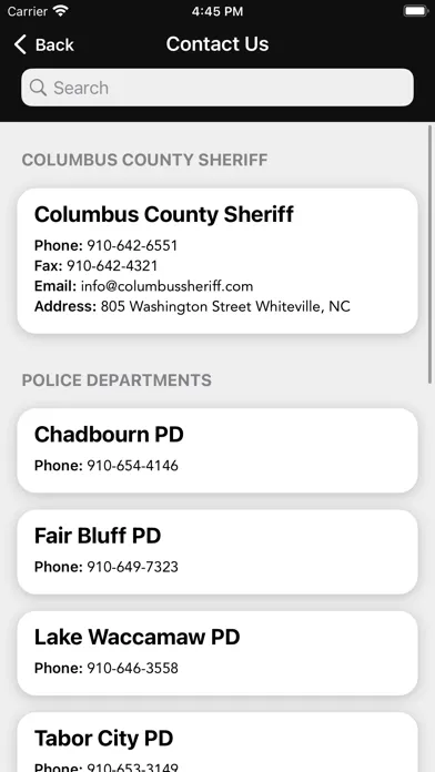 صور Columbus County Sheriff
