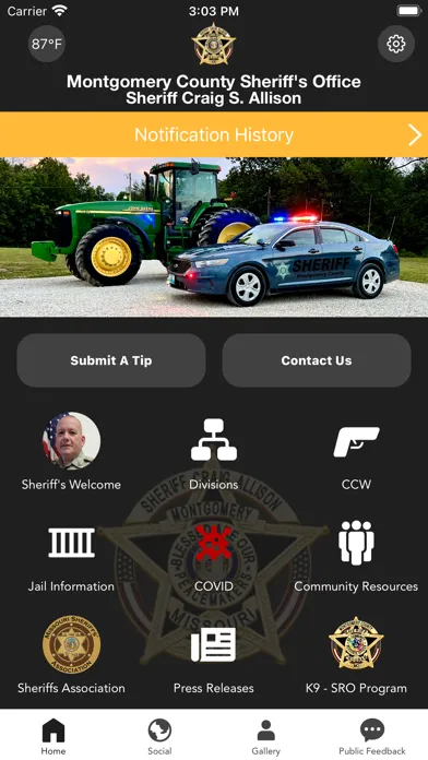 Montgomery County Sheriff (MO) Ekran Görüntüleri