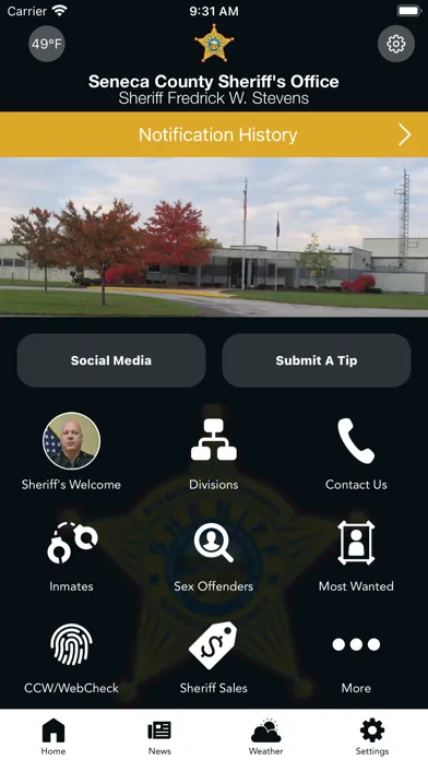 Seneca County Sheriff Ohio سکرین شاٹس