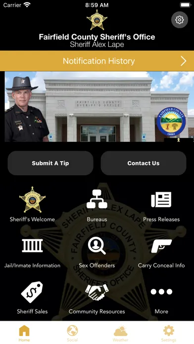 Fairfield County Sheriff Ohio Screenshots