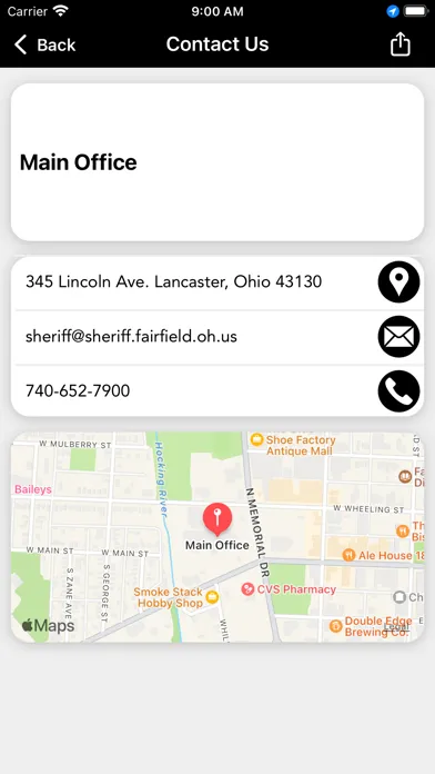 Fairfield County Sheriff Ohio Screenshots