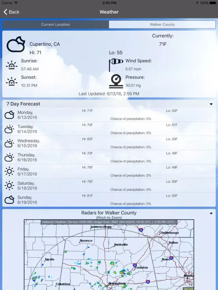 Walker County Alabama Emergency Management Agency iPad  سکرین شاٹس