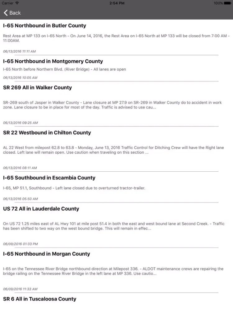 Walker County Alabama Emergency Management Agency iPad  سکرین شاٹس