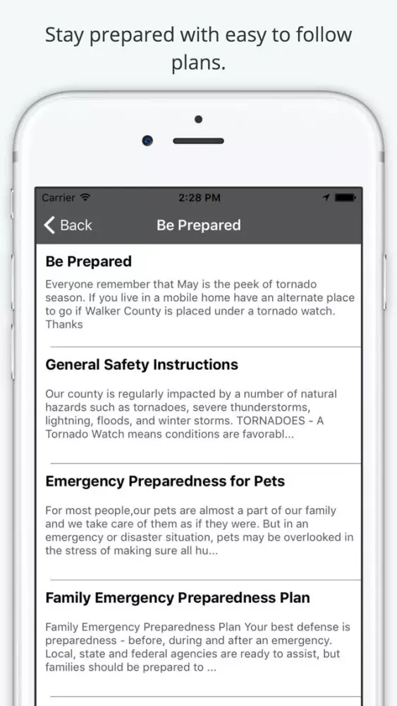 Walker County Alabama Emergency Management Agency سکرین شاٹس