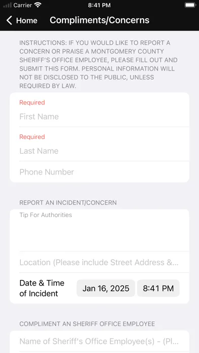 Montgomery County Sheriff NY Screenshots