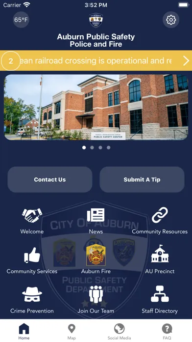 Tangkapan layar Auburn Public Safety