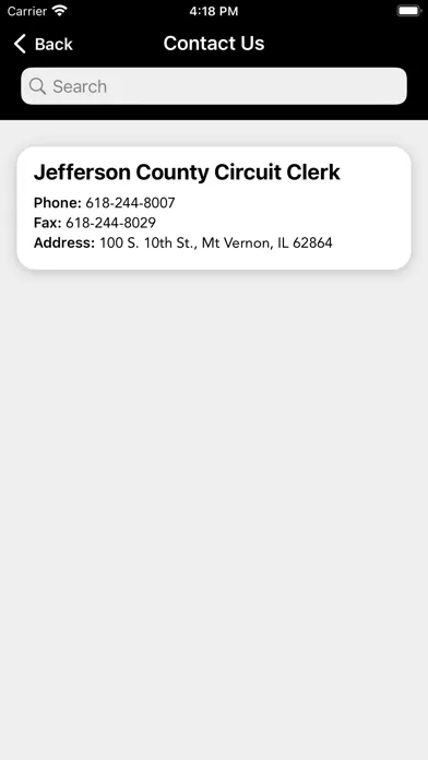 Jefferson Co. Circuit Clerk IL سکرین شاٹس