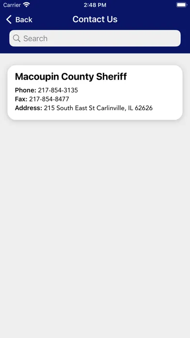 Macoupin County Sheriff IL Screenshots