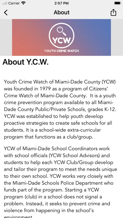 Citizens Crime Watch of Miami Screenshots